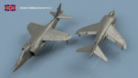 Hawker Siddeley Harrier FRS.1 - 3D printing (5 pcs) - Image 1