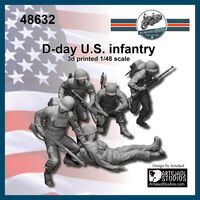US Infantry - D-Day (5 Figures / 3D-Printed)