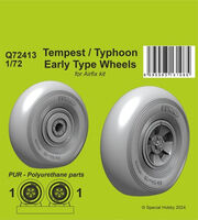 Tempest/Typhoon Early Type Wheels (For Airfix Kit)