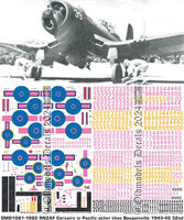 Vought Corsair - RNZAF WWII Pacific Theatrhe 1943-1945 Scheme (OTHER than Bougainville)