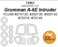 Grumman A-6E Intruder (FUJIMI) + wheels masks