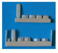 Lavochkin La-5 / La-5F / La-5FN - cowling and exhausts (designed to be used with Kopro, Revell and Zvezda kits) - Image 1