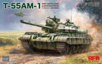 T-55 AM-1 Main Battle Tank with Workable Tracks