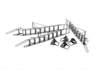 Su-27UB ladder (late) + chocks + service ladd. - Image 1