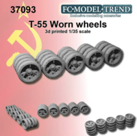 T-55 worn wheels