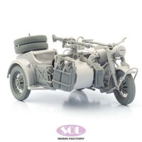 BMW R75 with Sidecar - 3D-Printed Upgrade Kit (for GWH Kits) - Image 1