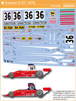 Ferrari 312T - Everest 1976 Decals Set - Image 1