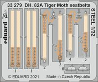 DH. 82A Tiger Moth seatbelts STEEL ICM