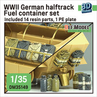 WWII German Halftrack Fuel Container Set For Sd.Kfz. 251 Kit