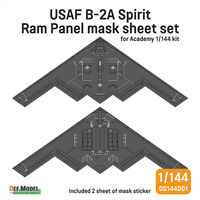 USAF B-2 A Spirit - RAM Panel Mask Sheet Set (for Academy Kits)
