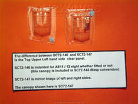 Westland Scout / Wasp - Canopy (for Airfix Kits)