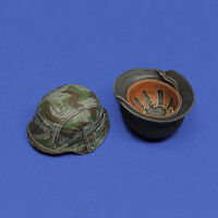 German WWII Infantry Helmets - 3D-Printed (Decals included) - Image 1