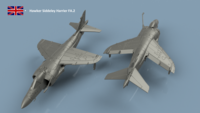 Hawker Siddeley Harrier FA.2 UK - 3D printing (1 plane) - Image 1