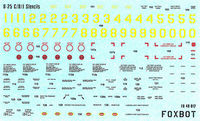 Stencils for North American B-25C/D/J Mitchell - Image 1