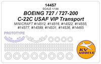 Boeing 727 / 727-200 / C-22C USAF VIP Transport And Wheels Masks - Image 1