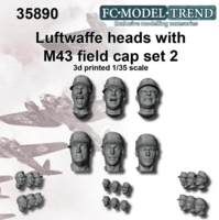 Luftwaffe heads with M-43 cap, set 2 - Image 1