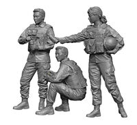 ROK Army at Rest (3 Figures)