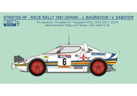 Lancia Stratos HF "Rothmans" - Race Rally 1981 Bagration / Sabater (for Hasegawa Kits) - Image 1