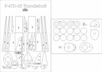 P-47D-25 Thunderbolt SEAC - Laser Frames, Details